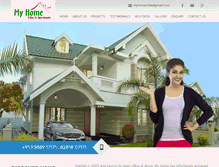 Tablet Screenshot of myhomebuilders.in